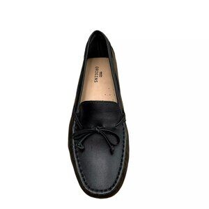 Earth Origins Women's Monarch Loafer Size 7.5 Black Soft Leather Driving Shoes